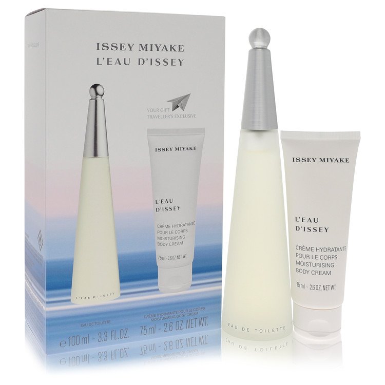 L'eau D'issey (issey Miyake) By Issey Miyake 3.3 Oz Gift Set - Eau Detoilette Spray + 2.6 Oz Body Cream for Women