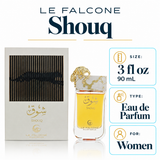 Shouq by Le Falcone 3 Oz Eau De Parfum Spray In Box for Men