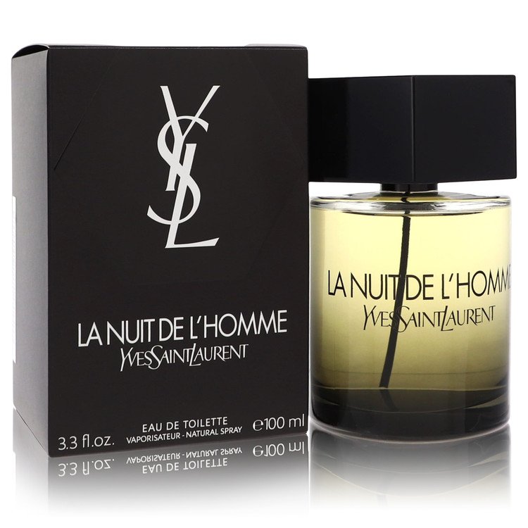 La Nuit De L'homme by Yves Saint Laurent 3.3 Oz Eau De Toilette Spray for Men