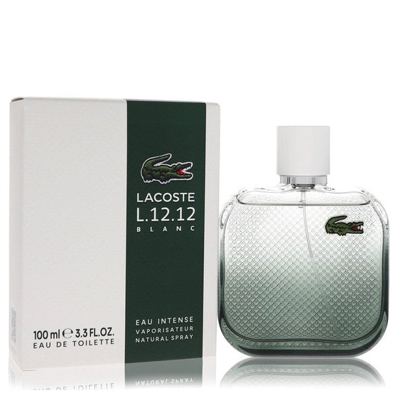 Eau De Lacoste Blanc L. Eau Intense 3.4 by Lacoste 12.12 Oz Eau De Toilette Spray for Men