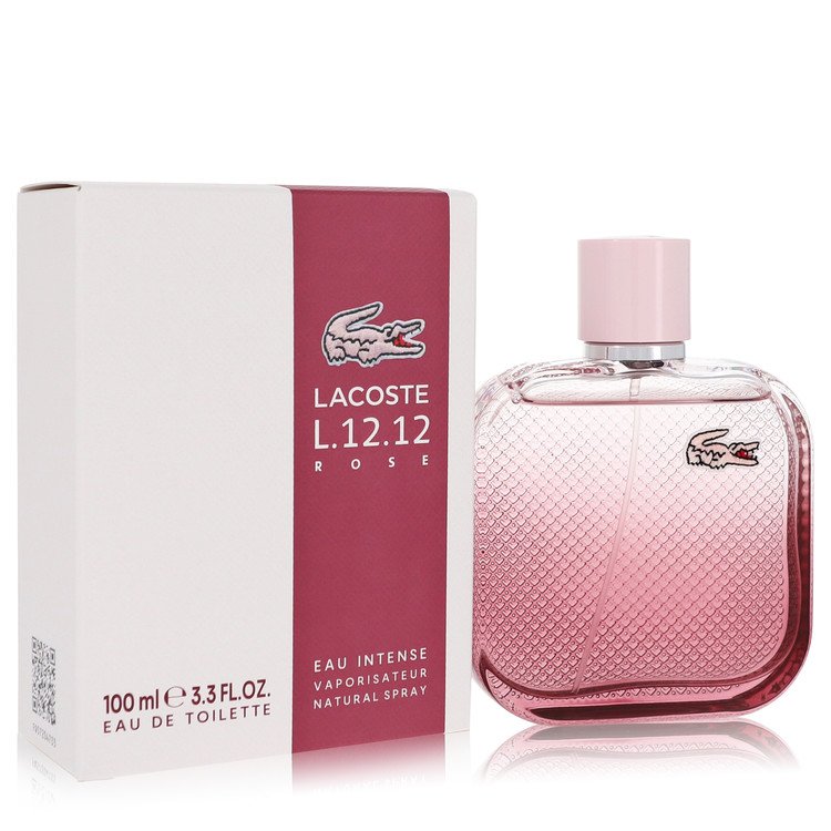Lacoste L.12.12 Rose Eau Intense by Lacoste 3.3 Oz Eau De Parfum for Women