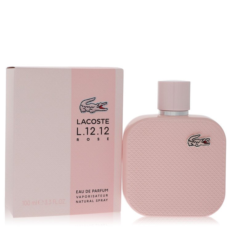 Lacoste L.12.12 Rose by Lacoste 3.3 Oz Eau De Parfum for Women