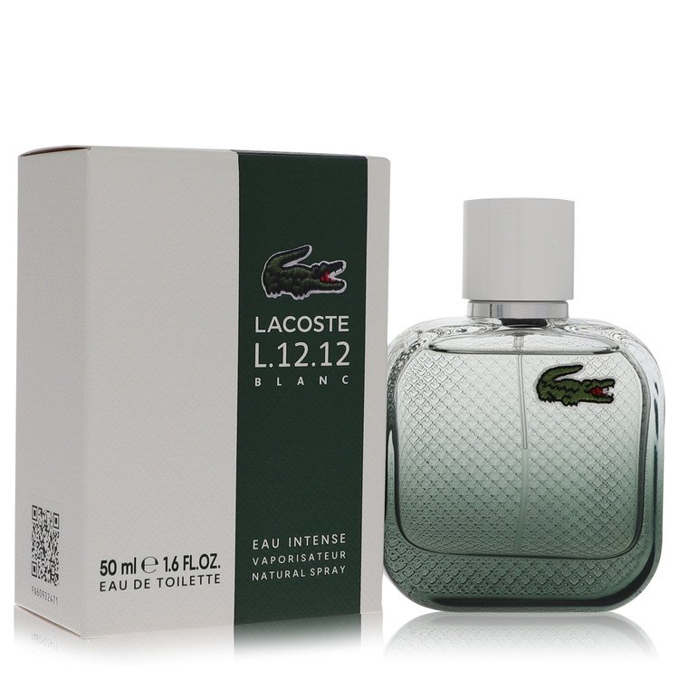 Lacoste Eau De Lacoste L.12.12 Blanc Intense By Lacoste Cologne 1.6 Oz Eau De Toilette Spray For Men - Box