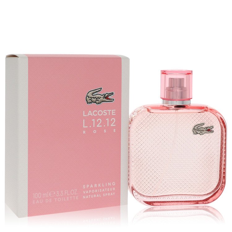 Lacoste L.12.12 Rose Sparkling By Lacoste for Women - 3.3 OZ EAU DE TOILETTE SPRAY