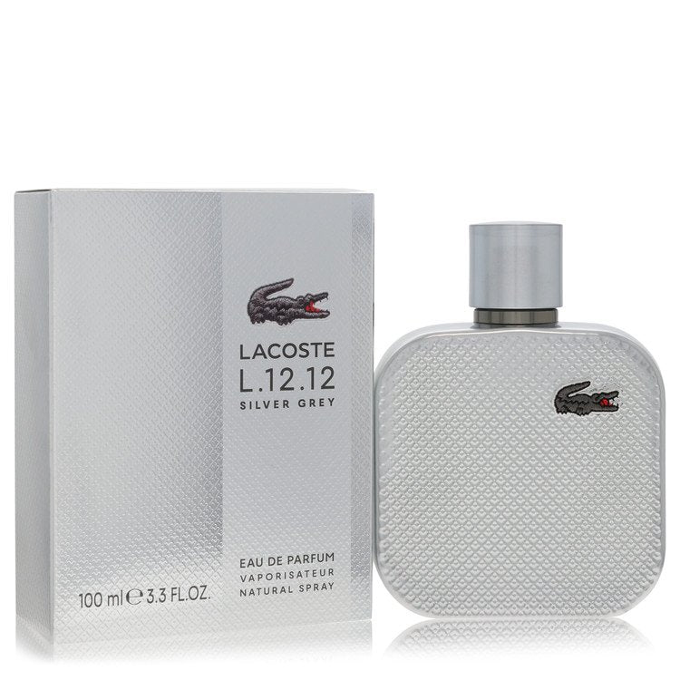 Lacoste Eau De Lacoste L.12.12 Silver Grey by Lacoste by Lacoste 3.3 Oz Oz Eau De Parfum Spray 3.3 Oz for Men