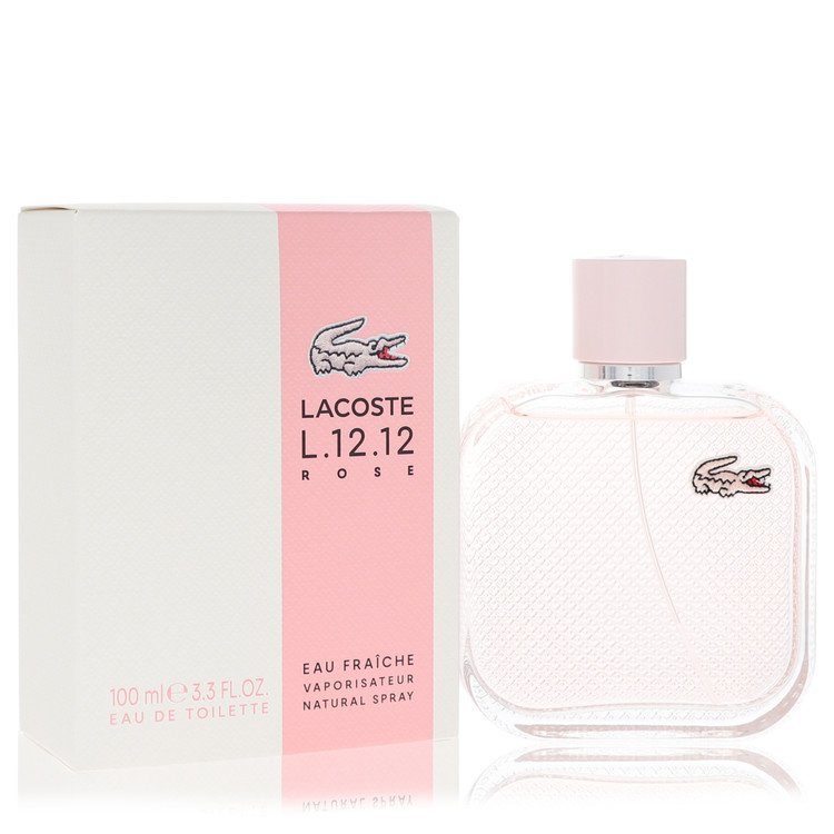 Lacoste Eau De Lacoste L.12.12 Rose Eau Fraiche by Lacoste 3.3 Oz Eau De Toilette Spray for Women