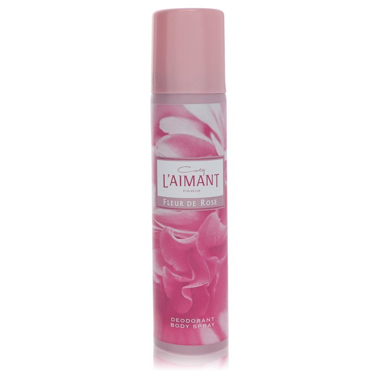 L'aimant Fleur Rose by Coty 2.5 Oz Deodorant Spray for Women