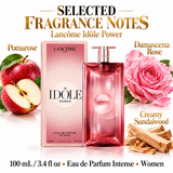 Lancome Idole Power Intense by Lancome 3.4 Oz Eau De Parfum Spray In Box for Women