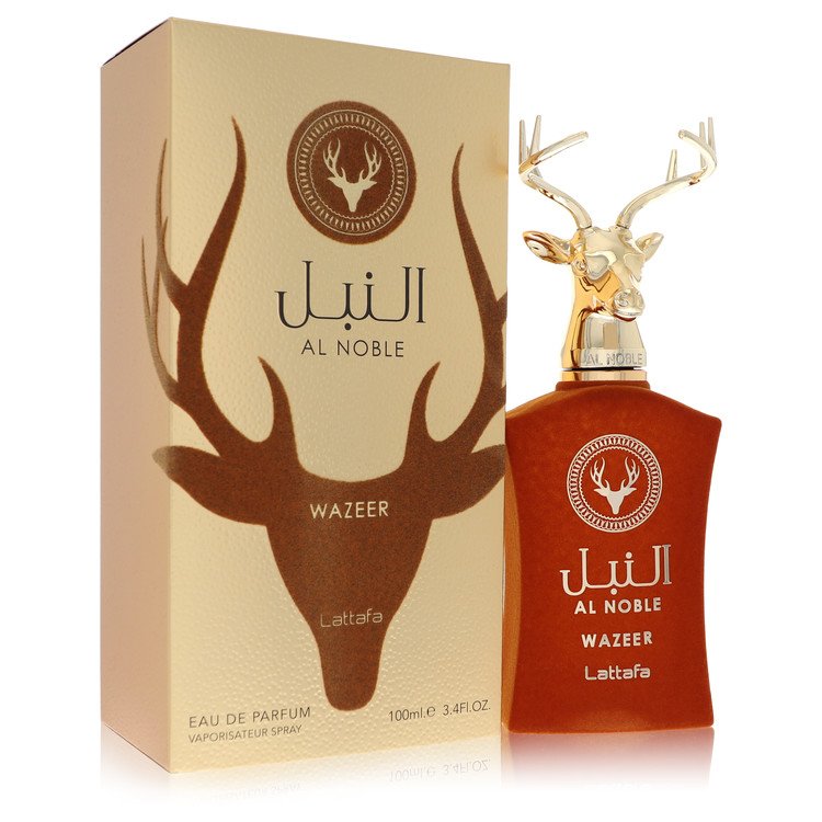 Al Noble Wazeer By Lattafa Cologne 3.4 Oz Eau De Parfum Spray For Men - Box