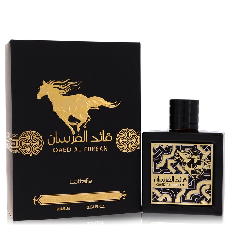 Qaed Al Fursan By Lattafa Cologne 3.04 Oz Eau De Parfum Spray For Men - Box