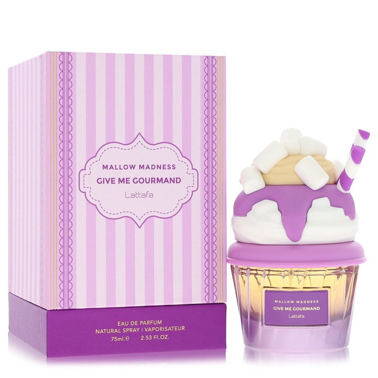 Give Me Gourmand Mallow Madness by Lattafa 2.53 Oz Eau De Parfum Spray In Box for Men