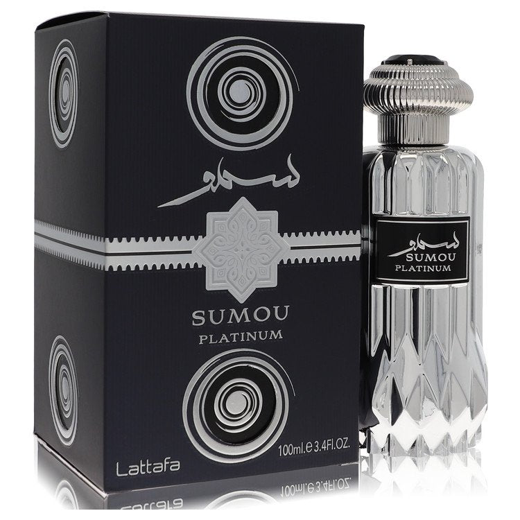 Lattafa Sumou Platinum by Lattafa 3.4 Oz Eau De Parfum Spray (unisex) for Men