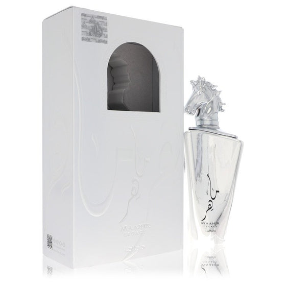 Maahir Legacy by Lattafa 3.4 Oz Eau De Parfum Spray In Box for Men