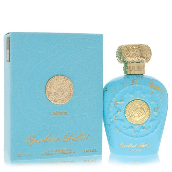 Opulent Dubai by Lattafa 3.4 Oz Eau De Parfum Spray In Box for Men