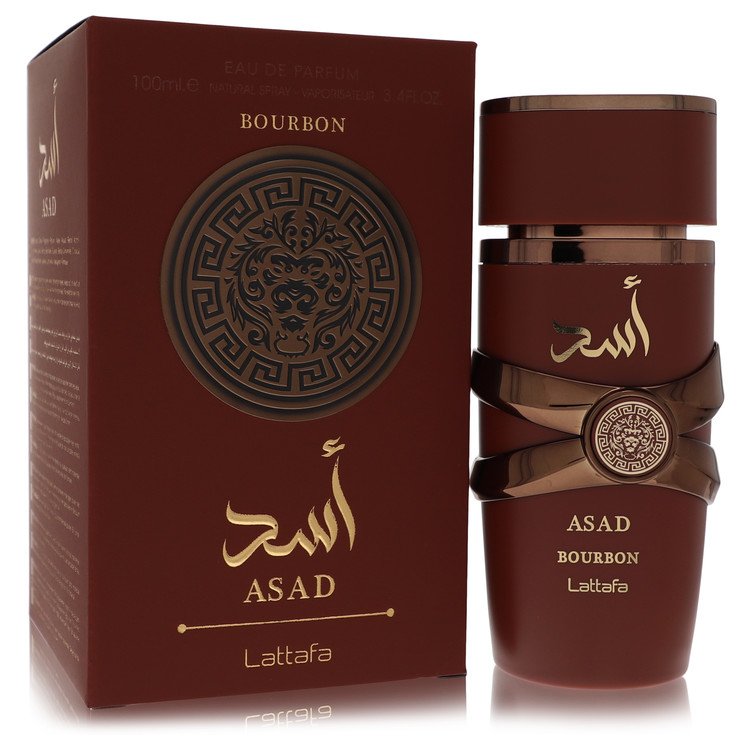 Asad Bourbon By Lattafa for Men - 3.4 OZ EAU DE PARFUM SPRAY