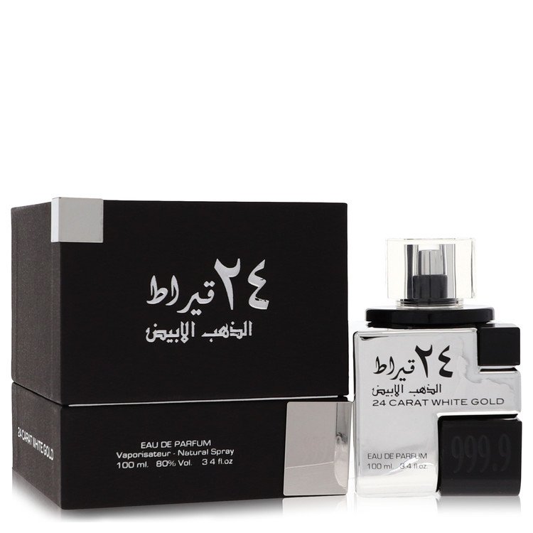 Lattafa 24 Carat White Gold by Lattafa 3.4 Oz Eau De Parfum Spray (unisex) for Men