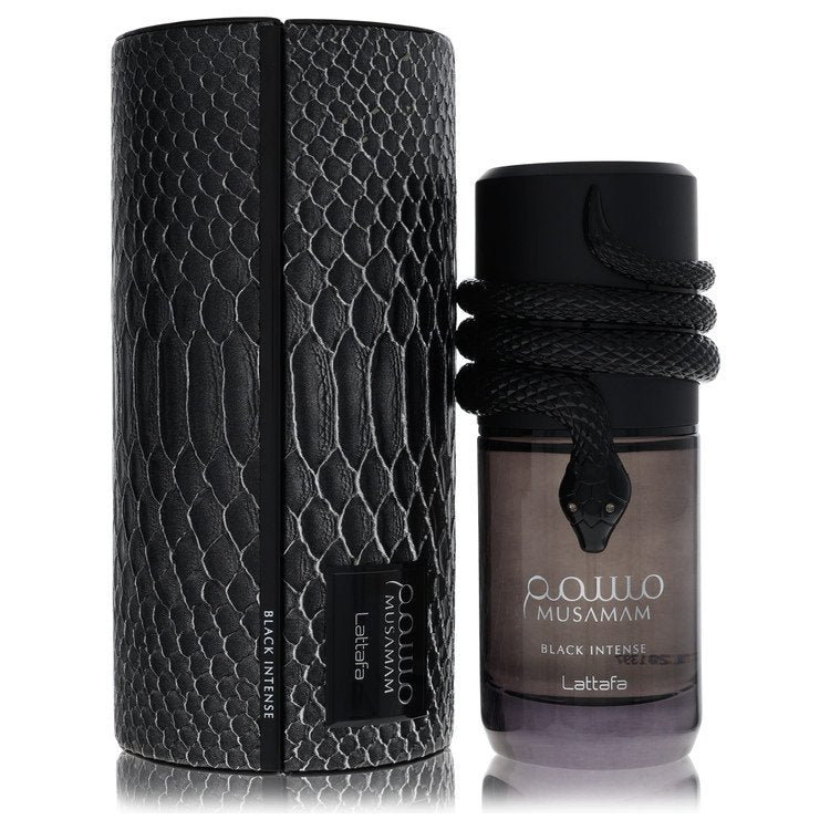 Lattafa Musamam Black Intense by Lattafa 3.4 Oz Eau De Parfum Spray for Men
