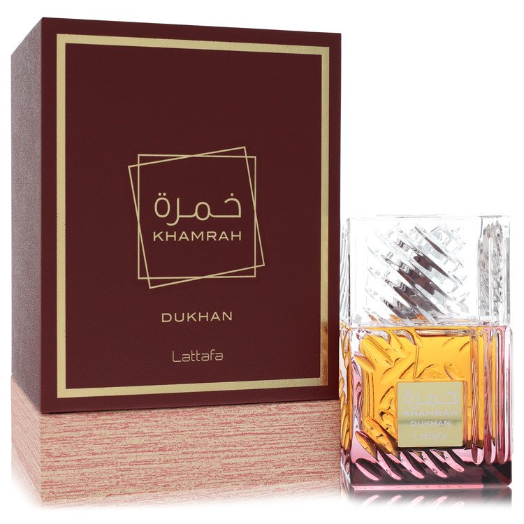 Khamrah Dukhan By Lattafa for Men - 3.4 OZ EAU DE PARFUM SPRAY