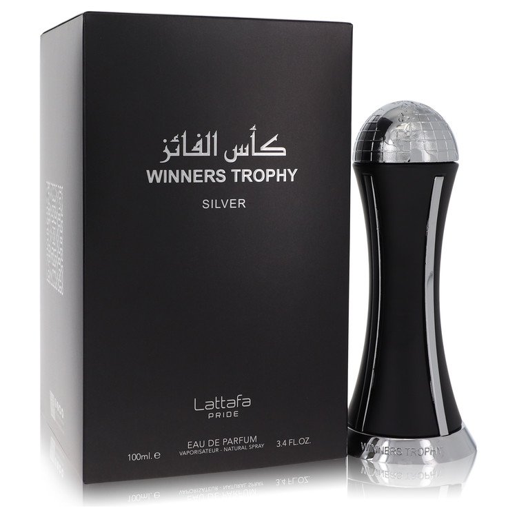 Lattafa Pride Winners Trophy Silver by Lattafa 3.4 Oz Eau De Parfum Spray for Men