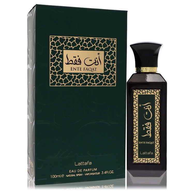 Lattafa Ente Faqat by Lattafa 3.4 Oz Eau De Parfum Spray (unisex) for Men