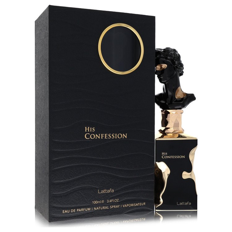 Lattafa His Confession by Lattafa 3.4 Oz Eau De Parfum Spray for Men