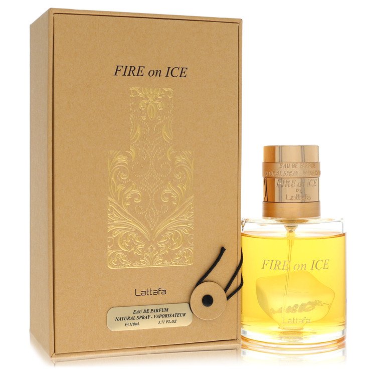 Lattafa Fire On Ice by Lattafa 3.7 Oz Eau De Parfum Spray (unisex) for Men