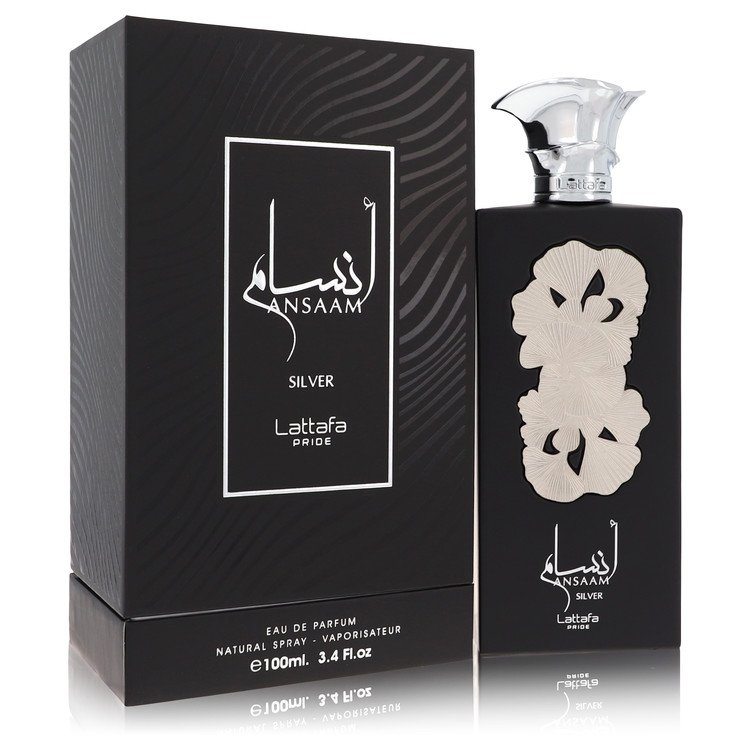 Lattafa Pride Ansaam Silver by Lattafa Eau De Parfum Spray (Unisex) 3.4 oz for Women - Premium Designer Fragrance – Available at AAA Beauty