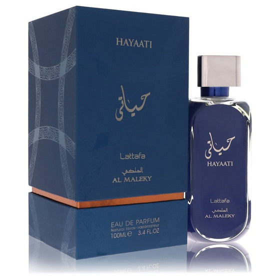 Hayaati Al Maleky by Lattafa 3.4 Oz Eau De Parfum for Men