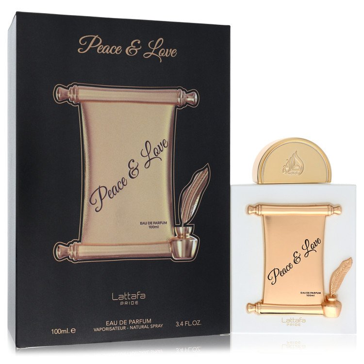 Lattafa Peace & Love by Lattafa 3.4 Oz Eau De Parfum Spray (unisex) for Men