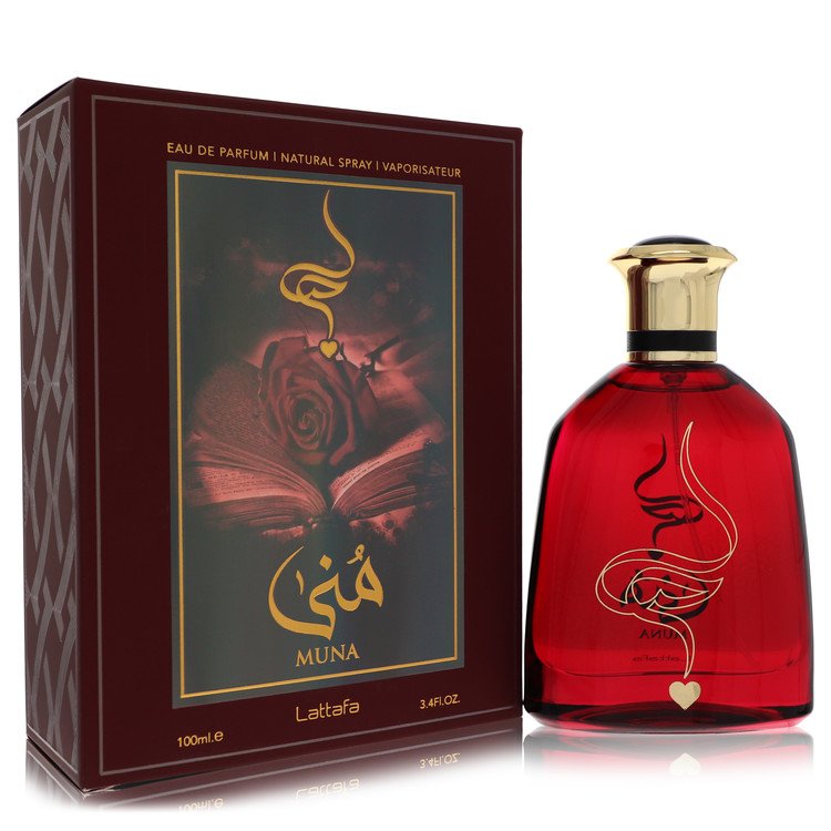 Lattafa Muna by Lattafa 3.4 Oz Eau De Parfum Spray (unisex) for Women