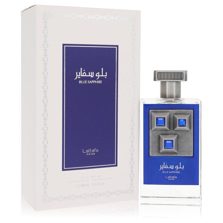 Lattafa Pride Blue Sapphire by Lattafa 3.4 Oz Eau De Parfum Spray (unisex) for Men