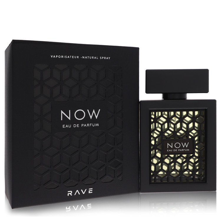 Rave Now By Lattafa Cologne 3.4 Oz Eau De Parfum Spray For Men - Box