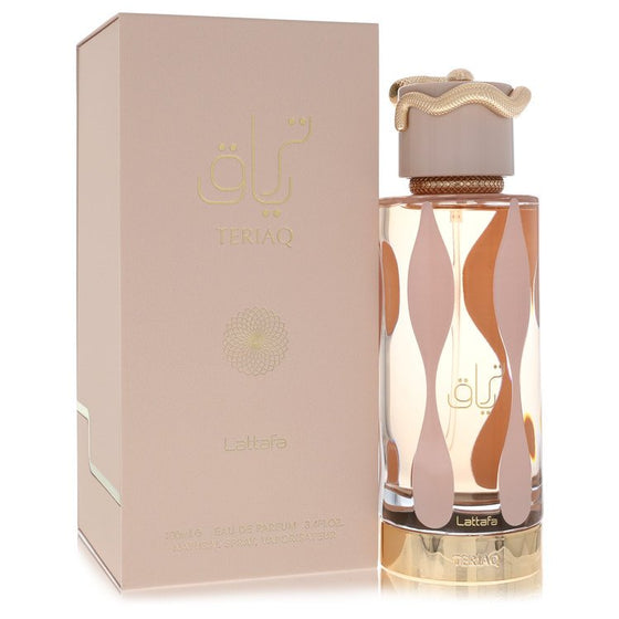Teriaq by Lattafa 3.4 Oz Eau De Parfum Spray In Box for Men