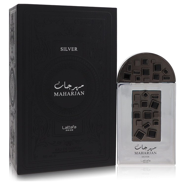Lattafa Pride Maharjan Silver by Lattafa 3.4 Oz Eau De Parfum Spray (unisex) for Men