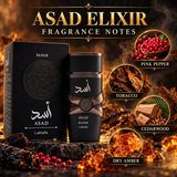 Asad Elixir by Lattafa 3.4 Oz Eau De Parfum Spray for Men