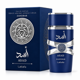 Asad Zanzibar by Lattafa 3.4 Oz Eau De Parfum Spray In Box for Men
