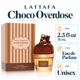 Give Me Gourmand Choco Overdose by Lattafa 2.5 Oz Eau De Parfum Spray for Women