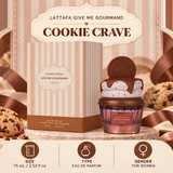 Give Me Gourmand Cookie Crave by Lattafa 2.5 Oz Eau De Parfum Spray for Women