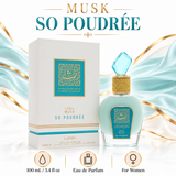 Thameem So Poudree by Lattafa 3.4 Oz Eau De Parfum Spray In Box for Women