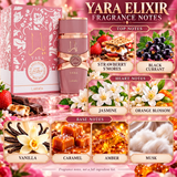 Yara Elixir by Lattafa 3.4 Oz Eau De Parfum Spray for Women