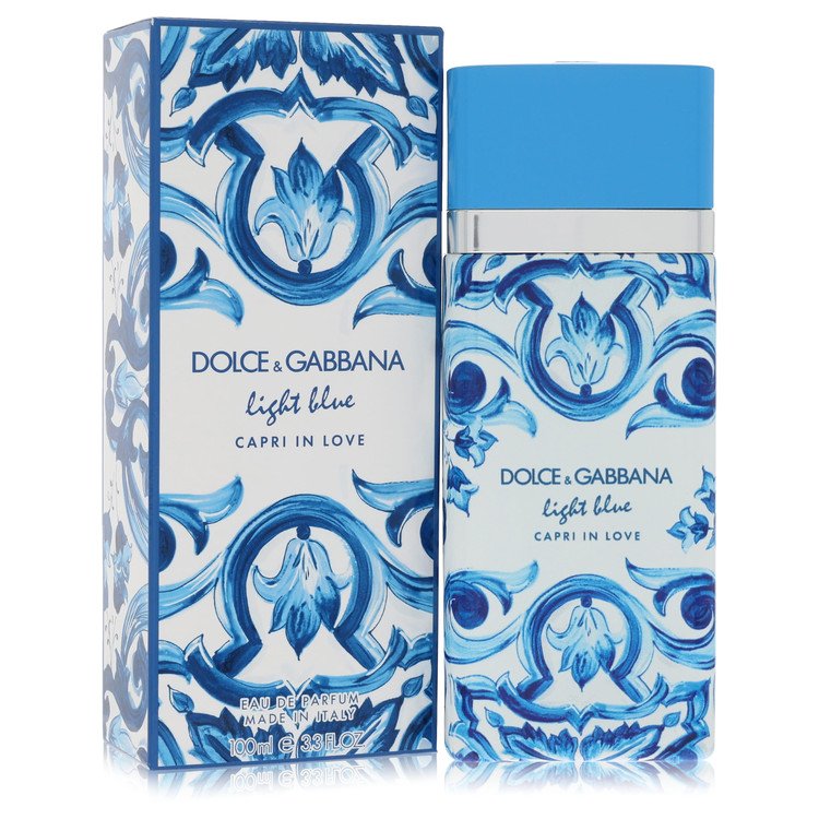 Light Blue Capri In Love by Dolce & Gabbana by Dolce & Gabbana 3.3 Oz Oz Eau De Parfum Spray 3.3 Oz for Women
