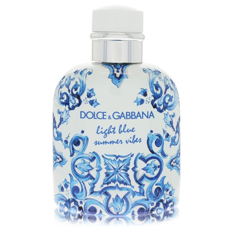 D&G Light Blue Summer Vibes By Dolce & Gabbana for Men - 4.2 OZ EAU DE TOILETTE SPRAY