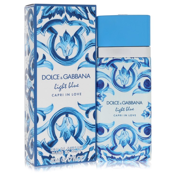 Light Blue Capri In Love by Dolce & Gabbana by Dolce & Gabbana 1.7 Oz Oz Eau De Parfum Spray 1.7 Oz for Women