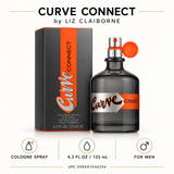 Curve Connect by Liz Claiborne 4.2 Oz Cologne Spray for Men