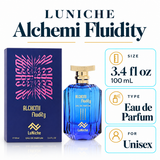 Alchemi Fluidity by Luniche 3.4 Oz Eau De Parfum Spray In Box for Unisex