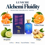 Alchemi Fluidity by Luniche 3.4 Oz Eau De Parfum Spray In Box for Unisex