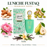 Fustaq by Luniche 3.4 Oz Eau De Parfum Spray In Box for Unisex