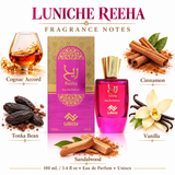 Reeha by Luniche 3.4 Oz Eau De Parfum Spray for Unisex