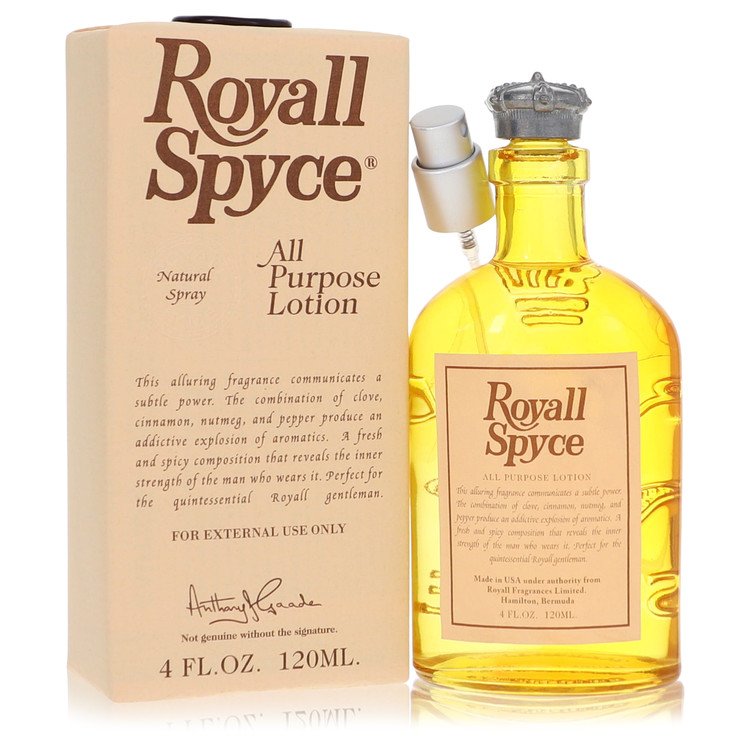 Royall Spyce by Royall Fragrances All Purpose Lotion / Cologne 4 Oz for Men