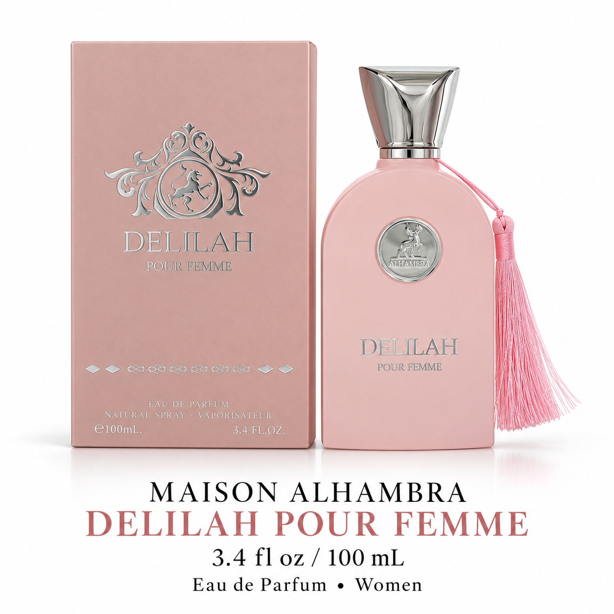 Delilah by Maison Alhambra 3.4 Oz Eau De Parfum Spray In Box for Women